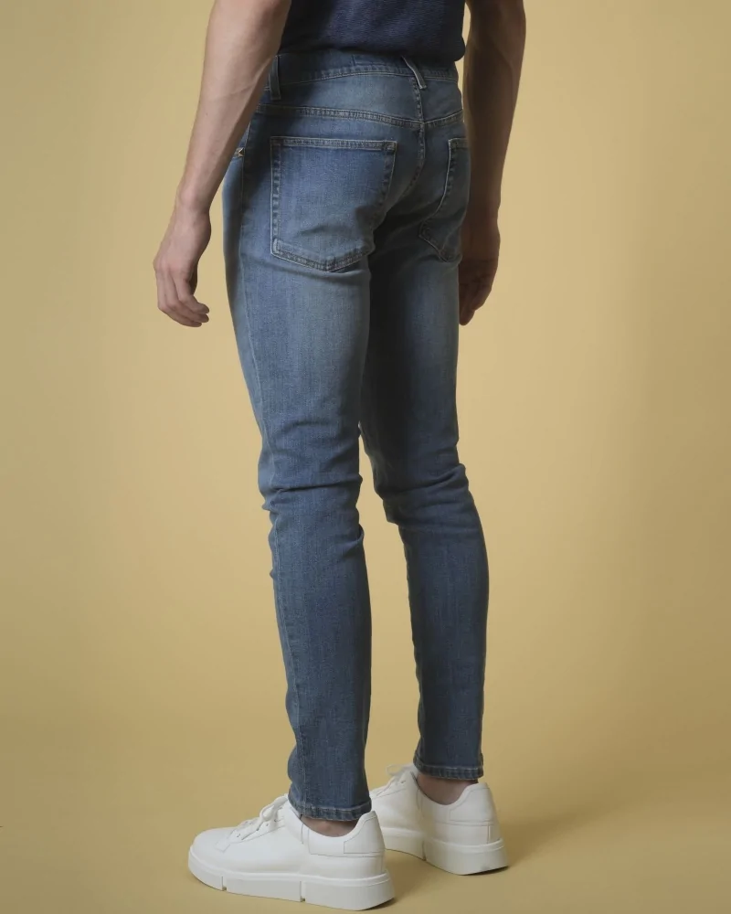 Jean skinny bleu Castelbajac 