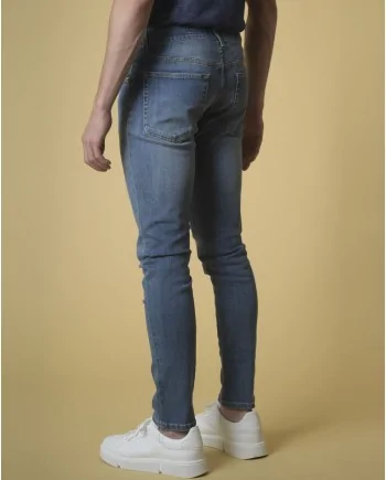 Jean skinny bleu Castelbajac 