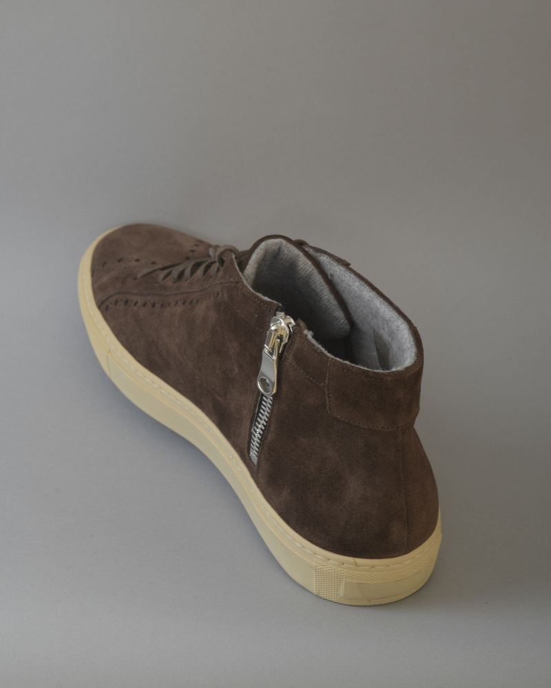 Chaussures montantes en daim marron Casheart 