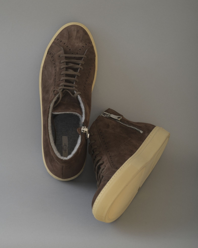 Chaussures montantes en daim marron Casheart 