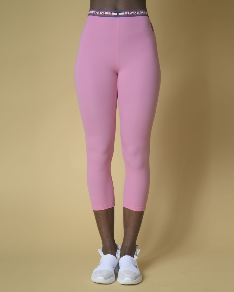 Legging stretch rose Elisabetta Franchi 