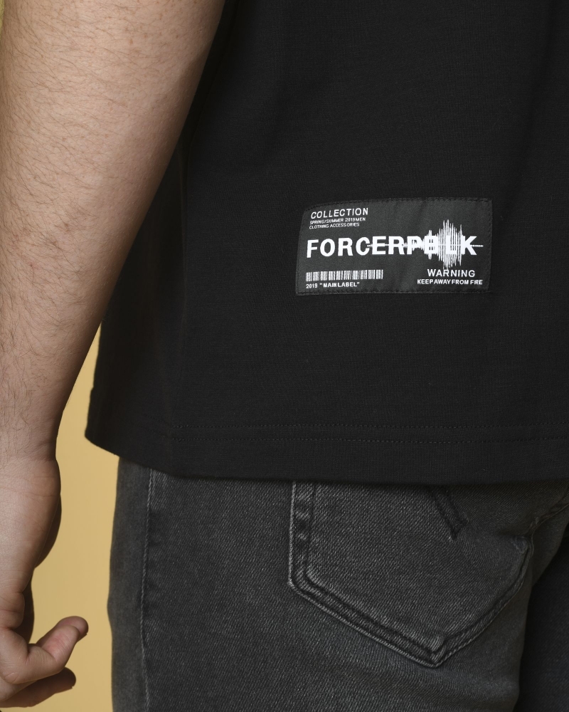 T-shirt en coton imprimé Force Republik 