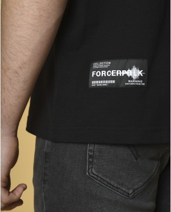 T-shirt en coton imprimé Force Republik 