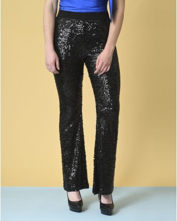 Pantalon évasé à sequins P.A.R.O.S.H 