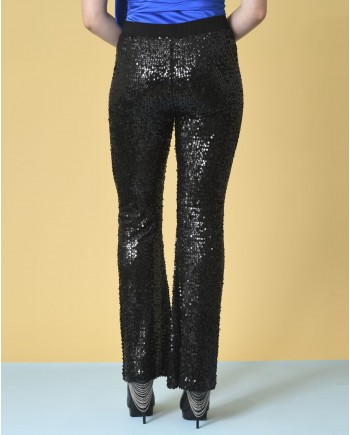 Pantalon évasé à sequins P.A.R.O.S.H 