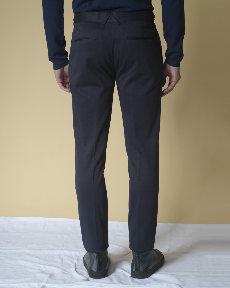 Pantalon droit en coton mélangé  Blue Industry 