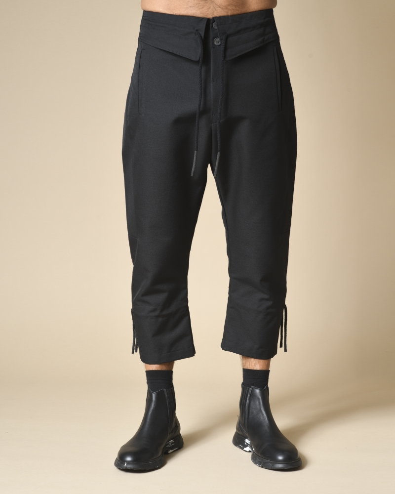 Pantalon sarouel noir Lost & Found 