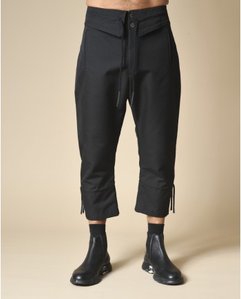 Pantalon sarouel noir Lost & Found 