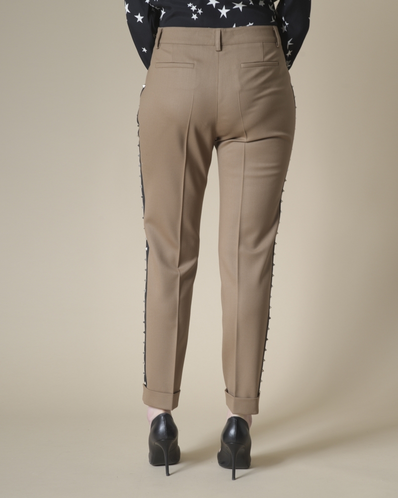 Pantalon en laine à clous P.A.R.O.S.H 