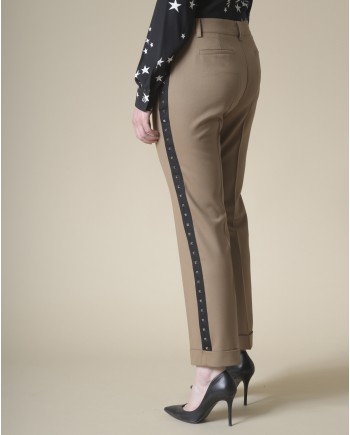 Pantalon en laine à clous P.A.R.O.S.H 