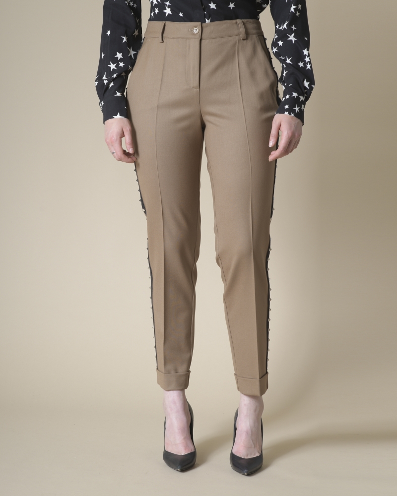 Pantalon en laine à clous P.A.R.O.S.H 