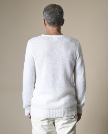 Pull en laine superkid mohair Manostorti 