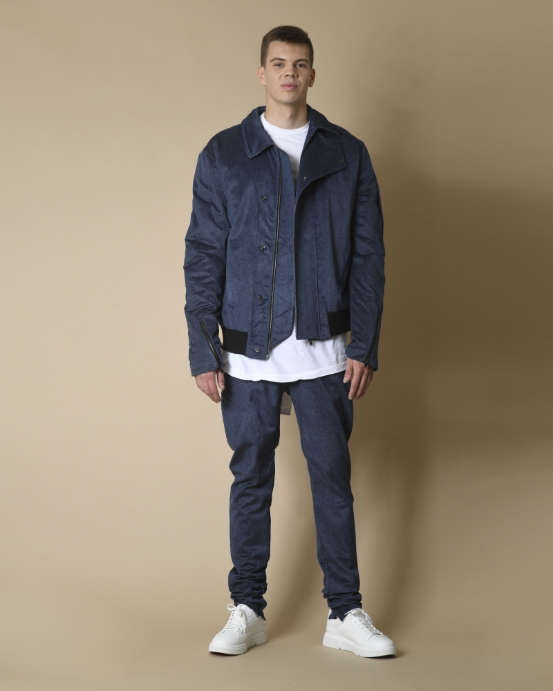 Bomber effet denim Lost & Found 