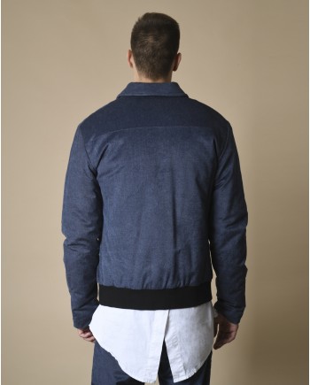 Bomber effet denim Lost & Found 