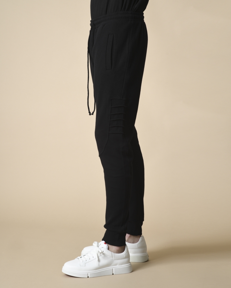 Pantalon noir jogging en coton Lost & Found 