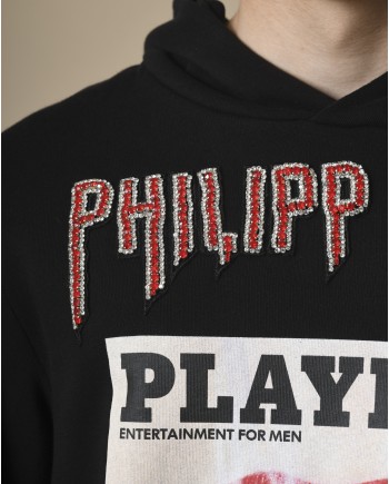 Sweat à capuche à imprimé Philipp Plein 