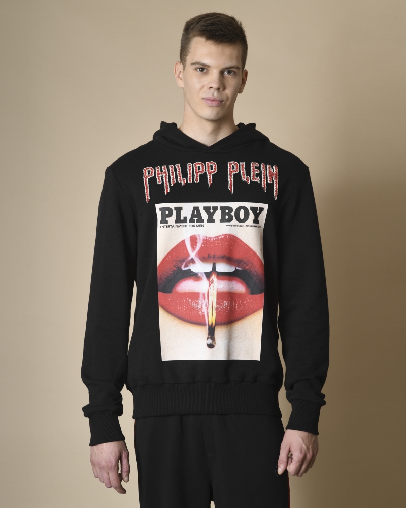 Sweat à capuche à imprimé Philipp Plein 