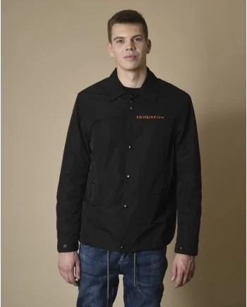 Blouson en nylon noir Low Brand 