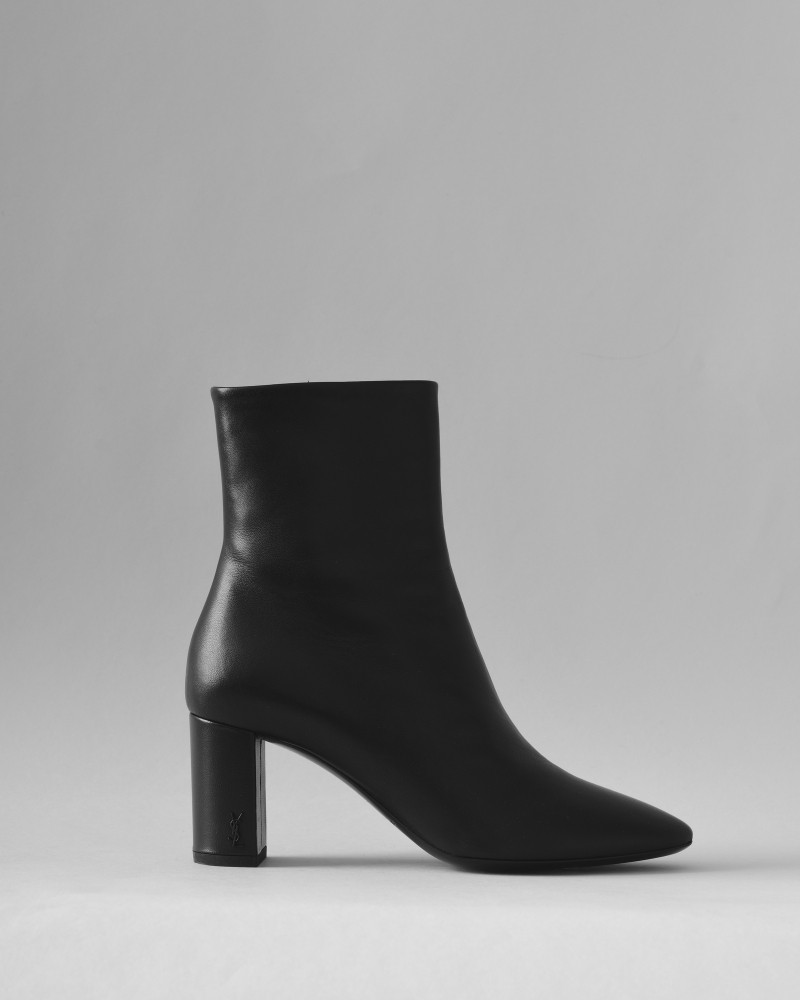 Bottines en cuir Saint Laurent 