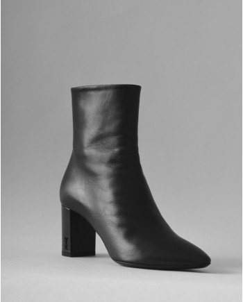 Bottines en cuir Saint Laurent 