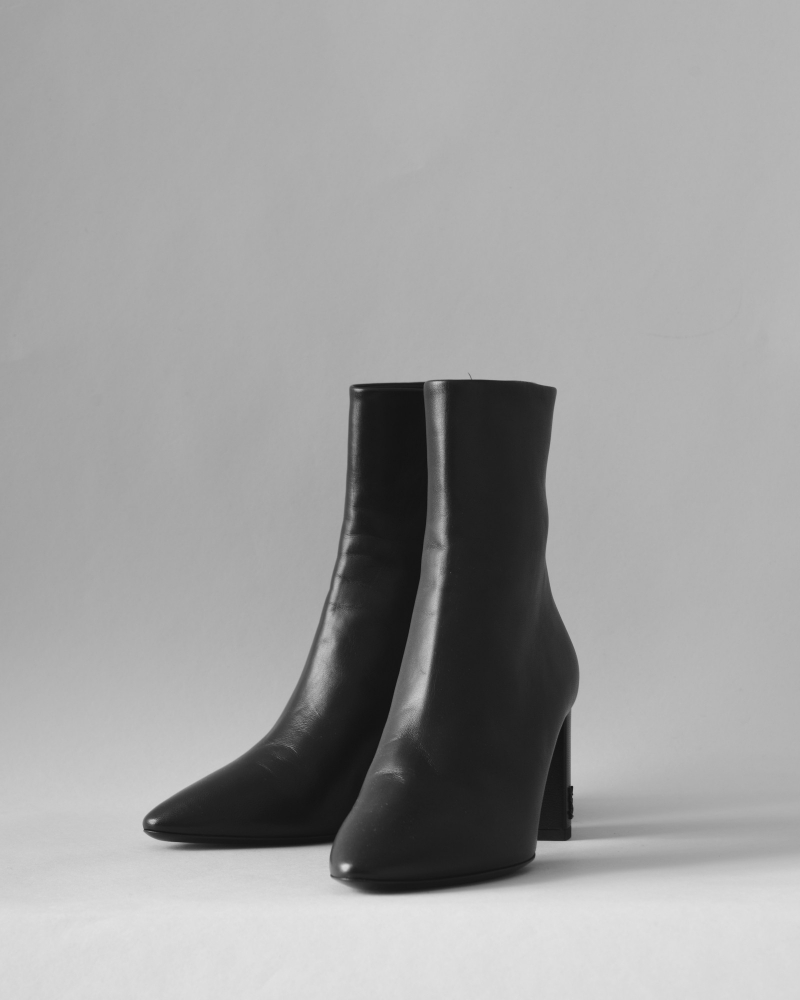 Bottines en cuir Saint Laurent 