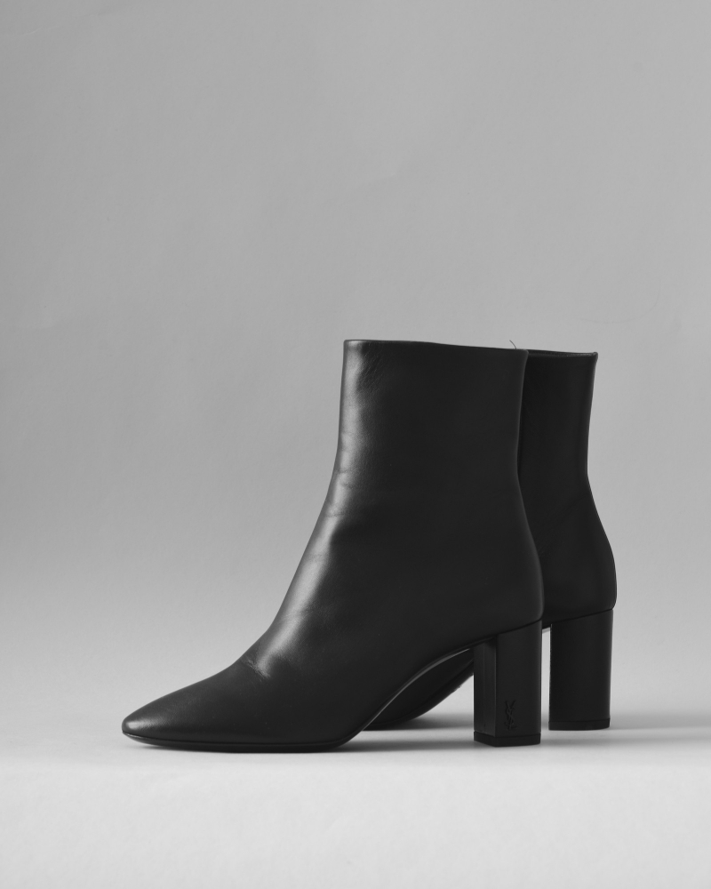 Bottines en cuir Saint Laurent 