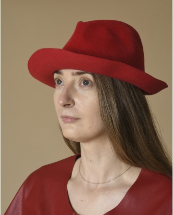 Fedora rouge Forte Forte 