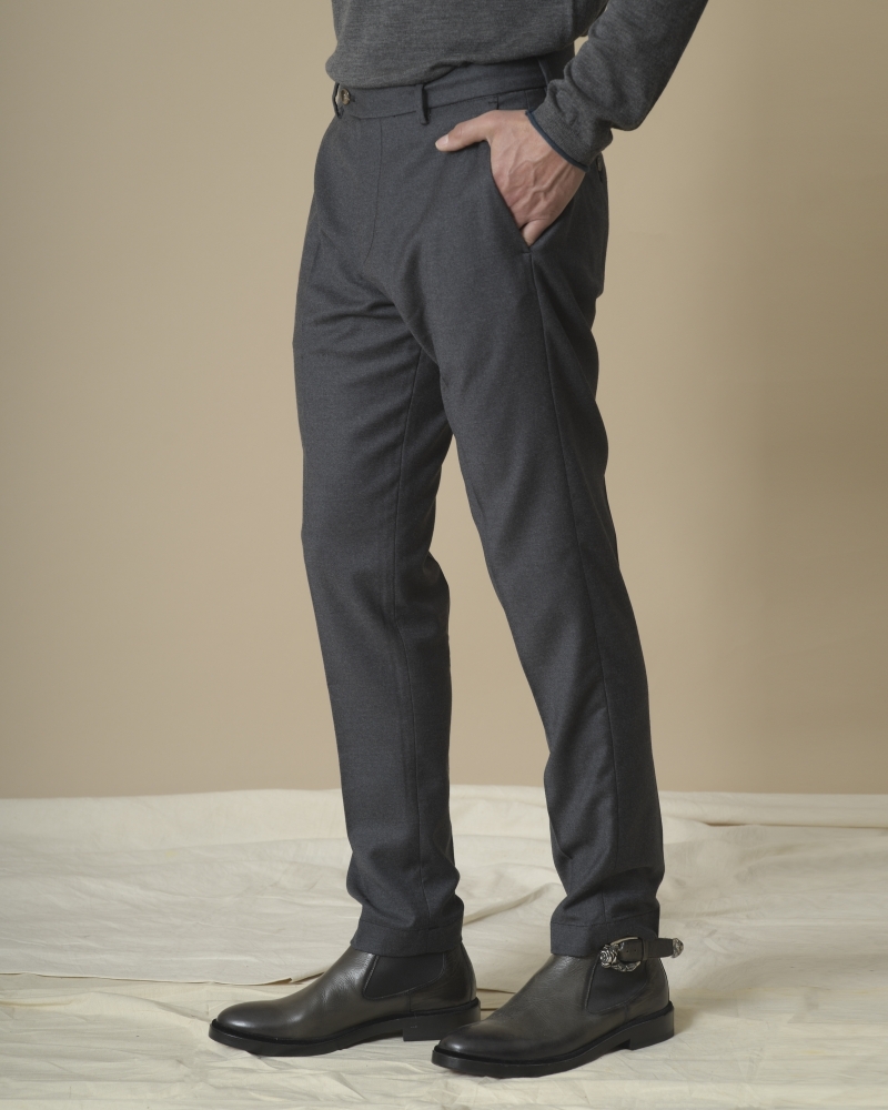 Pantalon en sergé de laine Cruna 