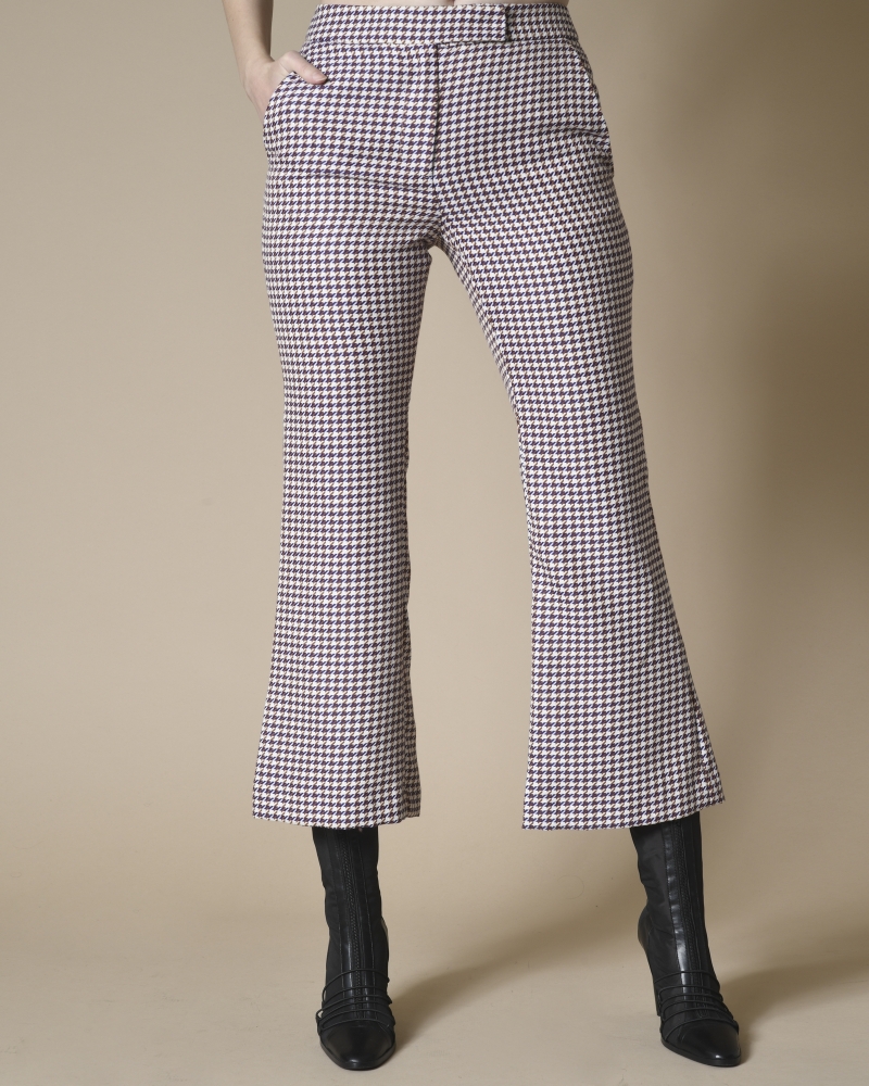 Pantalon pied-de-poule Space Simona Corsellini 