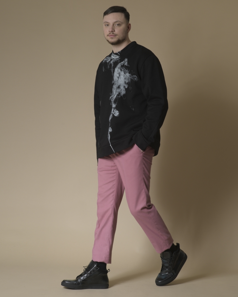 Pantalon à pinces rose Pal Zileri 