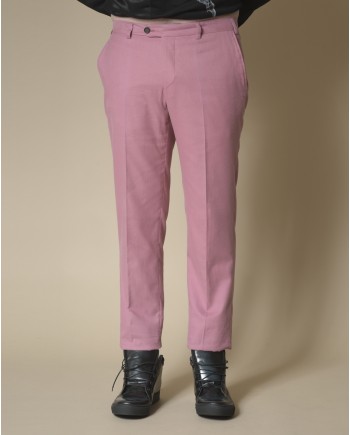 Pantalon à pinces rose Pal Zileri 