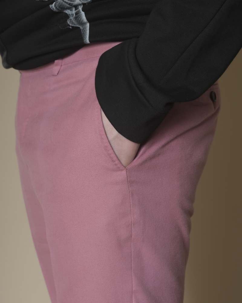 Pantalon à pinces rose Pal Zileri 