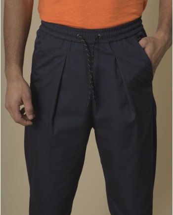 Pantalon piqué à ceinture élastique Avoc 