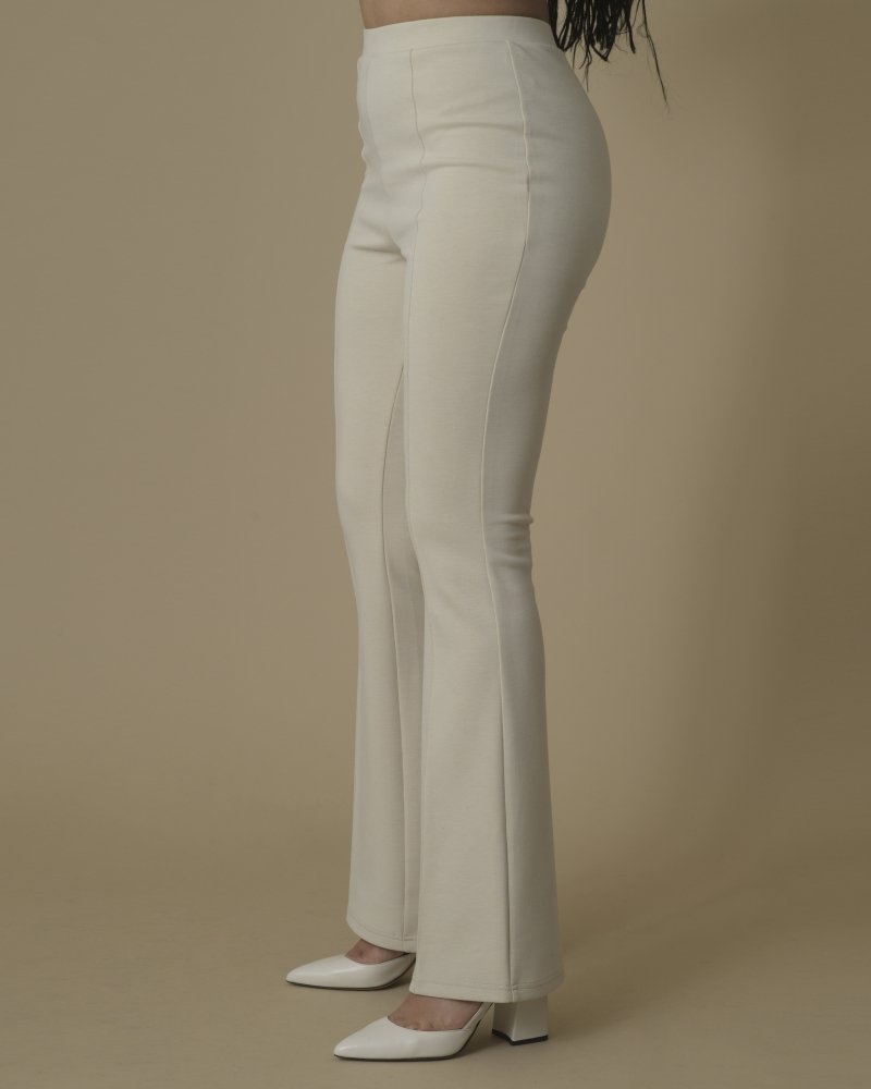 Pantalon en jersey beige Edward Achour 