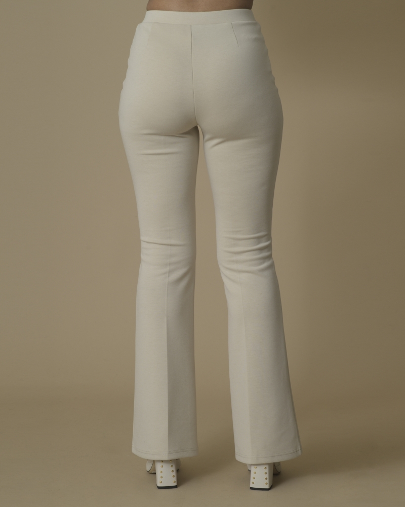 Pantalon en jersey beige Edward Achour 