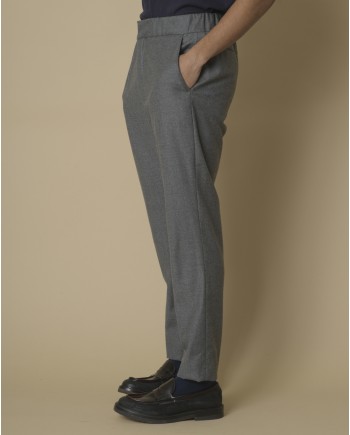 Pantalon en laine grise Ly Adams 