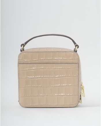 Sac beige effet croco DKNY 