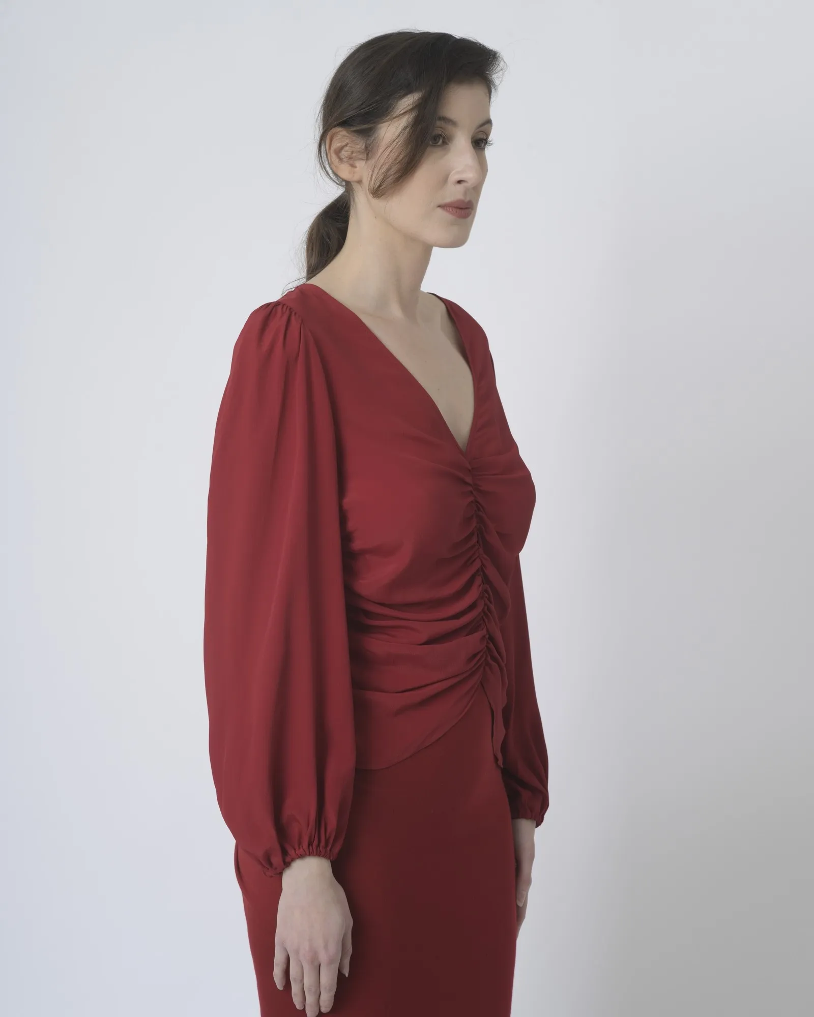 Blouse rouge Space Simona Corsellini 