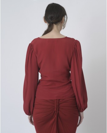 Blouse rouge Space Simona Corsellini 