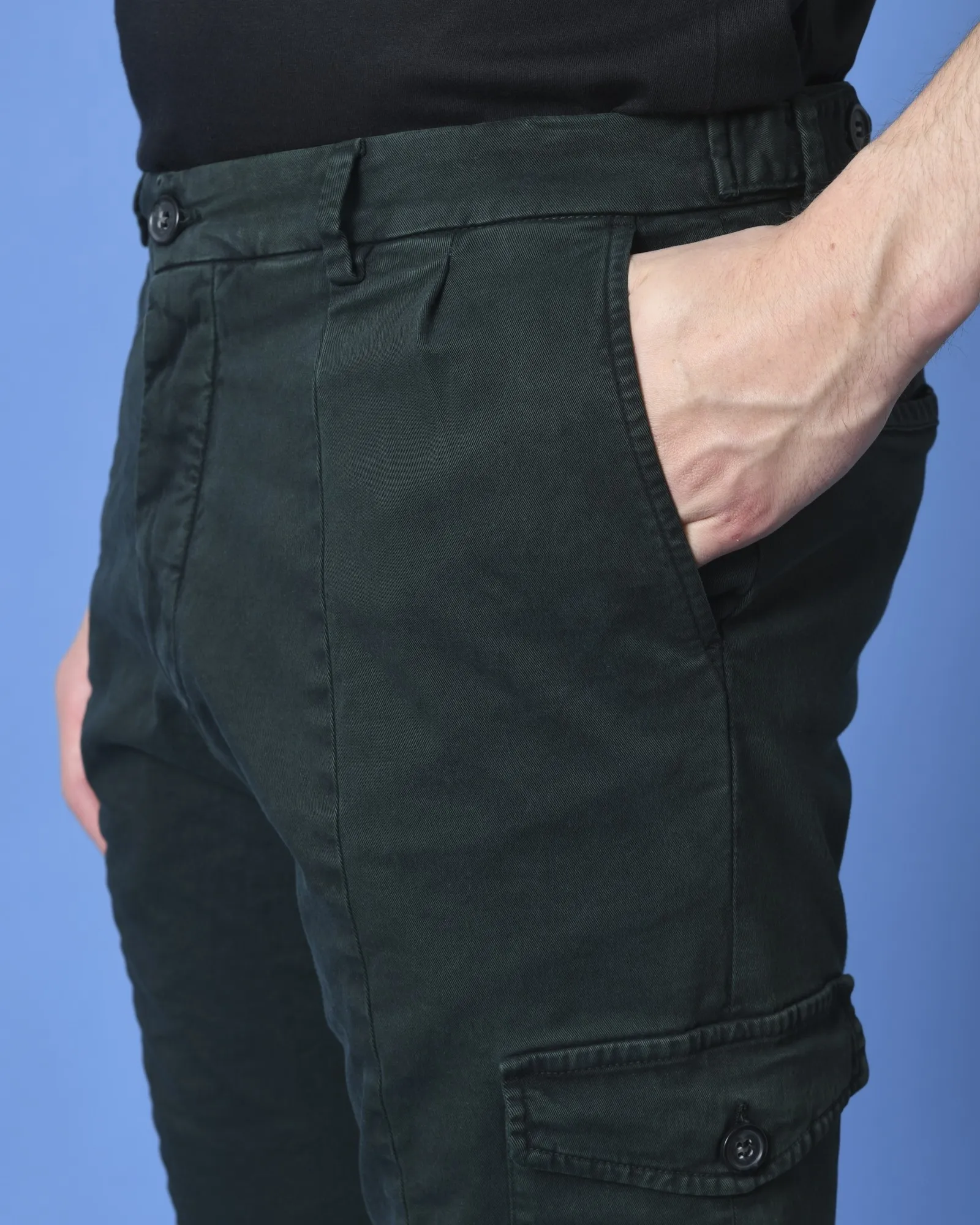 Pantalon cargo vert Low Brand 