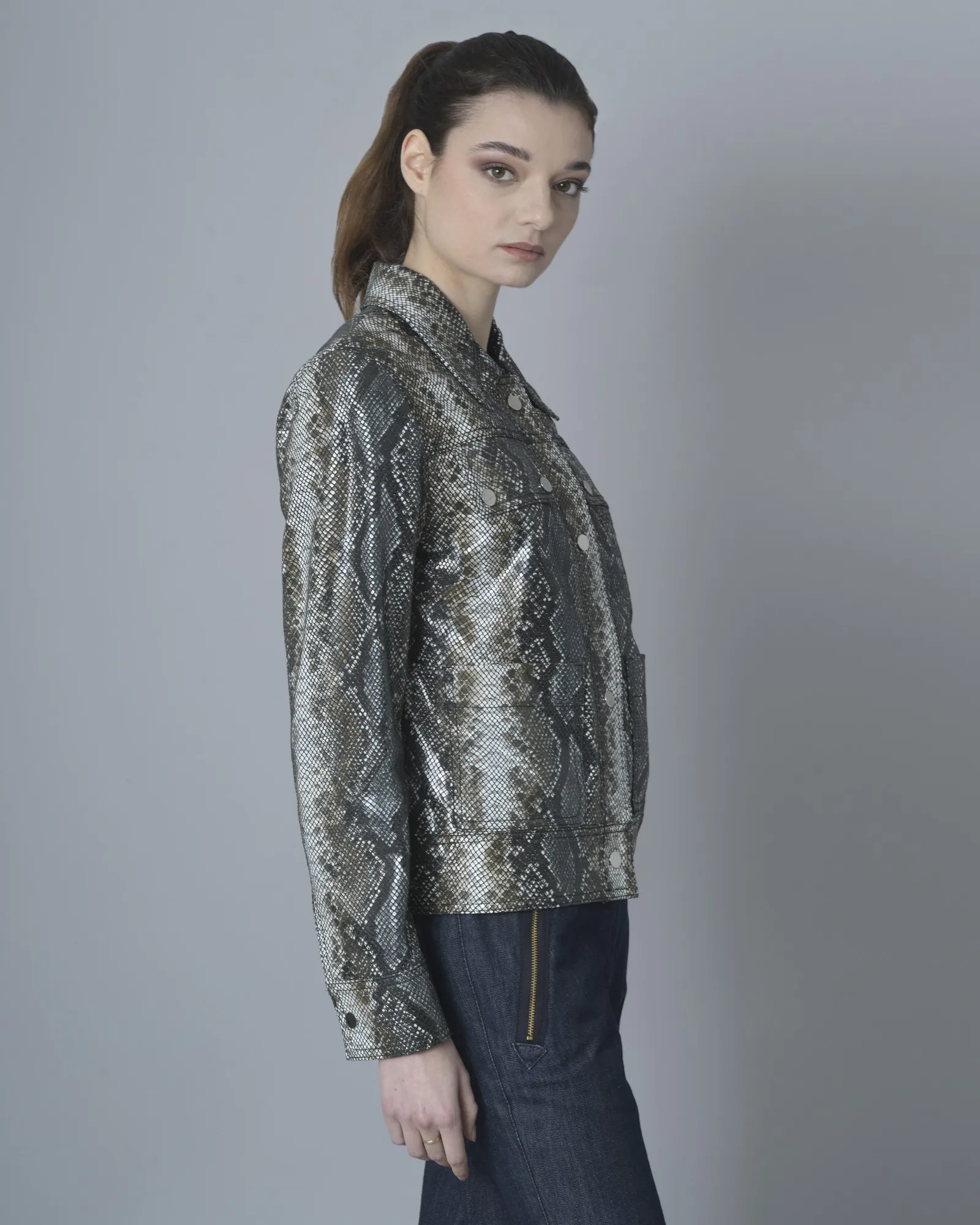 Blouson en cuir Stand Studio 