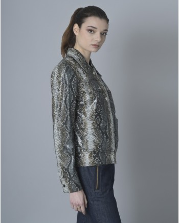 Blouson en cuir Stand Studio 