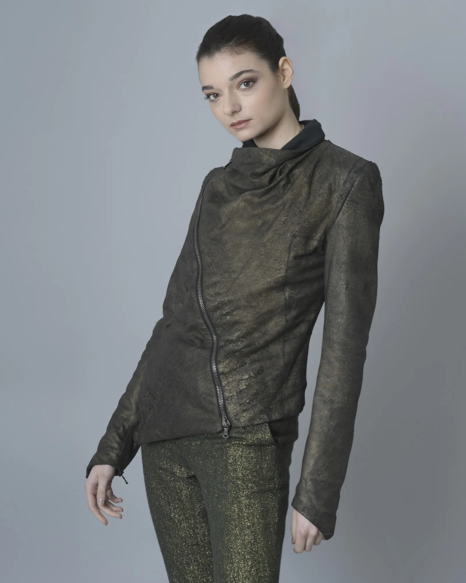 Blouson asymétrique Isabel Benenato 