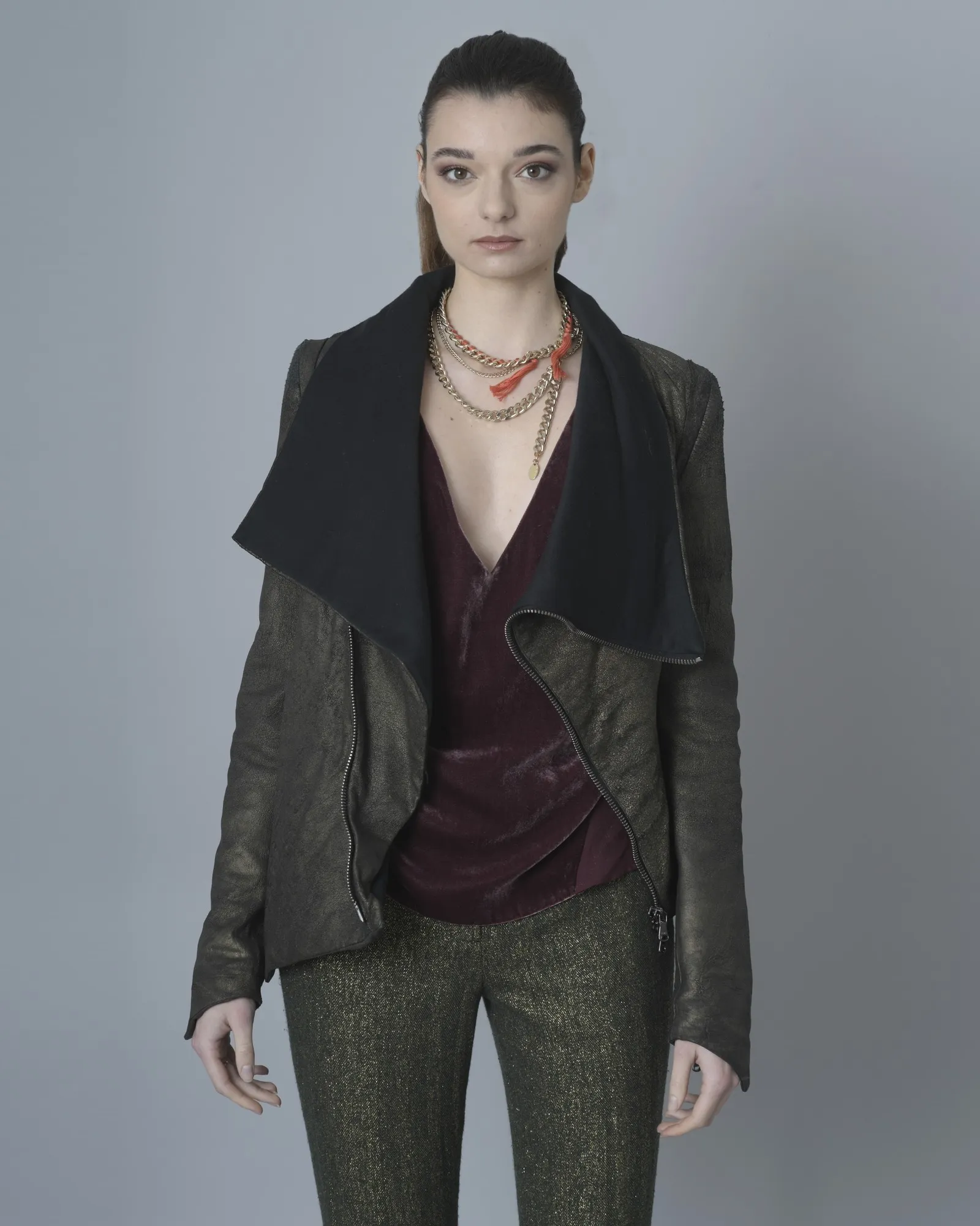 Blouson asymétrique Isabel Benenato 