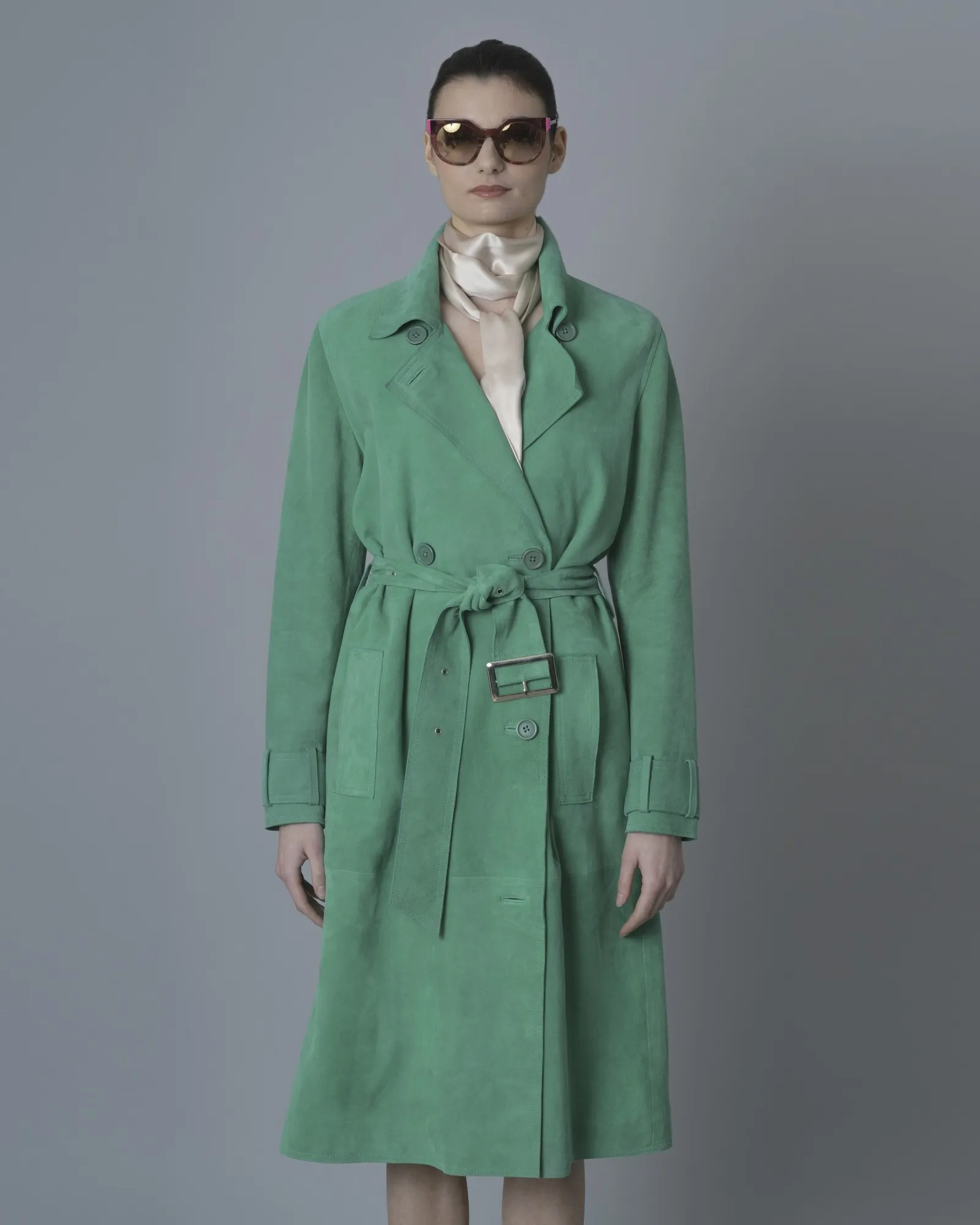 Trench-coat en daim Stand Studio 