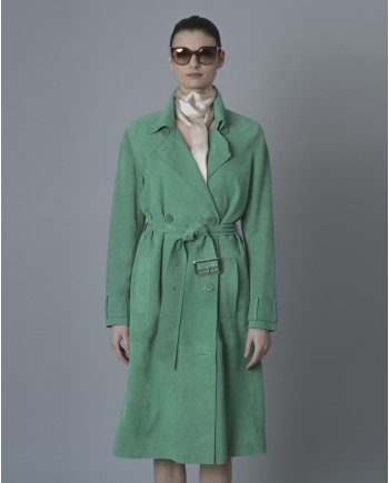 Trench-coat en daim Stand Studio 