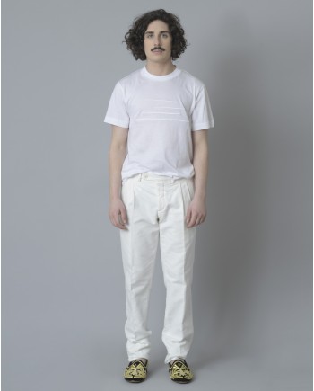 Pantalon blanc fuselé Gabriele Pasini 