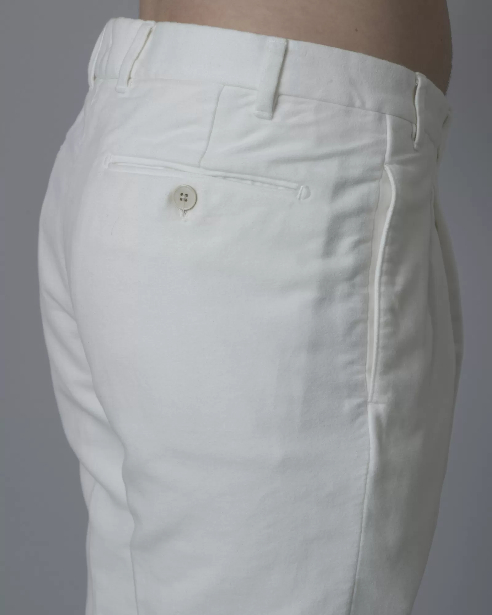 Pantalon blanc fuselé Gabriele Pasini 