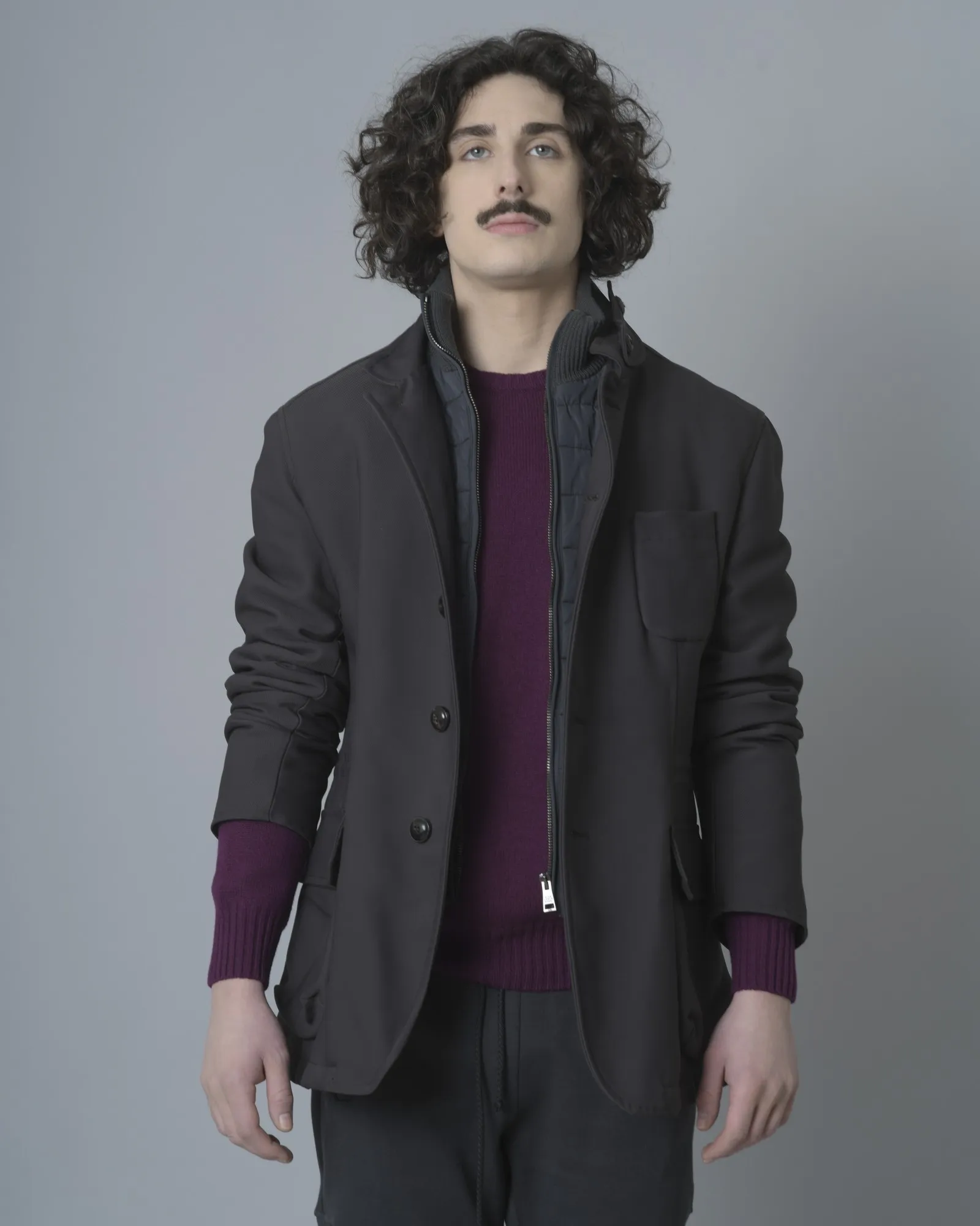 Veste grise Gian Carlo Rossi 